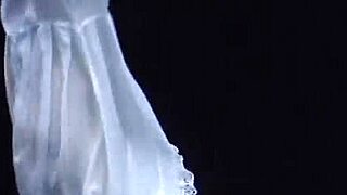 aqua girl andrejka strips underwater in pool