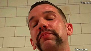 Basketball team dominates journalist with intense double penetration in a wild session. Bound and hairy, she takes every inch of monster cock in a bizarre fetish scene.