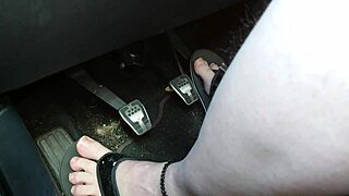 I Love Driving Barefoot In Flip Flops, So Sexy!