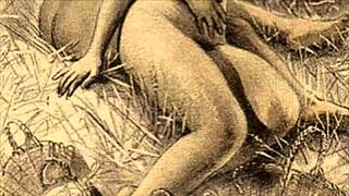 Vintage erotic illustration excites me!