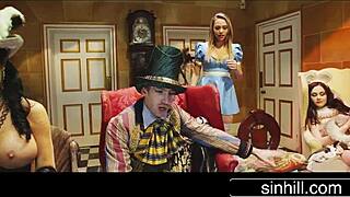 I joined Mia Malkova and Jasmine Jae in a crazy FFM threesome at the tea party