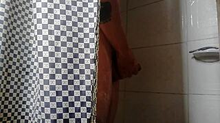 bathroom masturbation with bisexual vibes