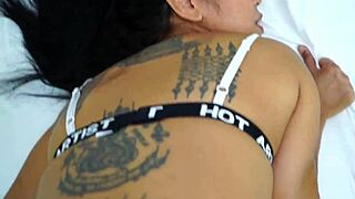 messy creampie for thai girlfriend