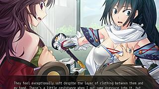 Jun gives virginity to commander in anime game