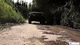 Girlsway Fantasy: April O'Neil and Kenna James Lick Pussy in Wastelands