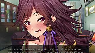 Jun gives virginity to commander in anime game