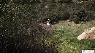 Girlsway Fantasy: April O'Neil and Kenna James Lick Pussy in Wastelands