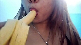 Seductive banana play