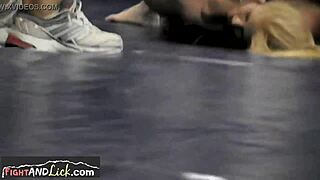 Are these European lesbian babes wrestling for dominance?