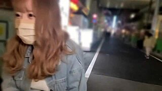 slender shibuya gal rides with stunning curves in raw japanese action