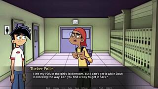 Having fun in shower amity park