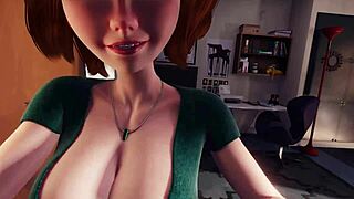 Aunt Cass shows wild hospitality in this 3D cartoon adventure! 😜