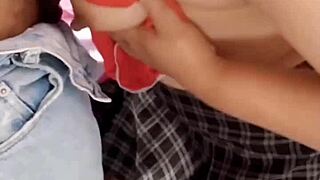 i fucked her hard in her mexican student uniform, blowjob and all