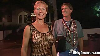 Naked Sexy Amateurs Having Fun on the Street During Wild Public Party