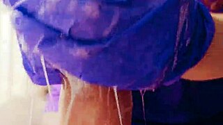 Gloves Make Masturbation Feel So Intense with Cum