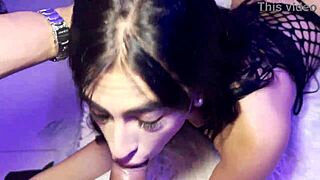 my girlfriend dressed as a slut swallows it and lets me treat her like a bitch for a night 😈