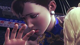 Slut Fighter II: Chun Li vs Cammy in a Naughty Battle