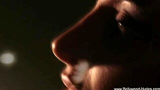 Sensual dancer becomes aroused in the night time arousing