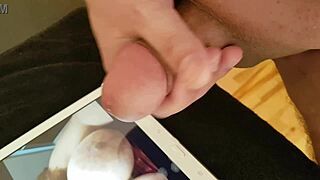 Amateurs tribute cumshot on cock for elpapi219