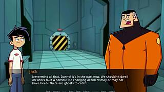 Having fun in shower amity park