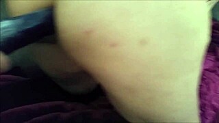 Hey, watch my shaved ass getting pounded doggystyle with toys! 😜