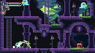 Flip Witch pixel hentai game ep 14, monster girl, drain my balls with femdom!