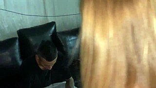 Desperate Blonde Stepsister Getting Fucked Hard By Her Stepbrother In The Living Room?