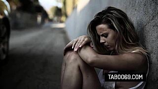 homeless teen aubrey sinclair gets pounded by a rich man in rough encounter