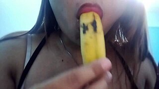 Seductive banana play