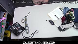 sexy petite 18+ teen 18+ thief fucked in front of her bf - madison hart, caught in the garage.