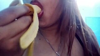 Seductive banana play