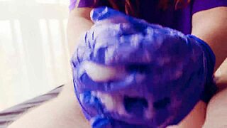Gloves Make Masturbation Feel So Intense with Cum