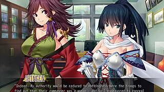 Jun gives virginity to commander in anime game