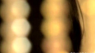 Sensual dancer becomes aroused in the night time arousing