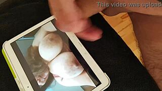 Amateurs tribute cumshot on cock for elpapi219