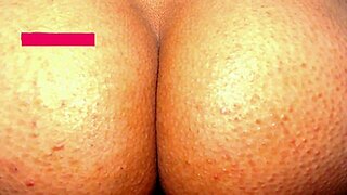 the latina whore delights in her big ass filled with toys, masturbating to orgasm with a big black cock fantasy