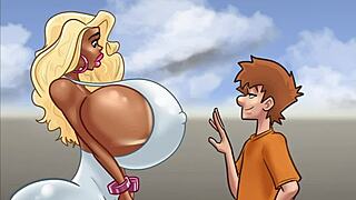 Demond 19 stepsis with big tits and ass