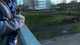 man, watching her strip and piss on the street is insane madness