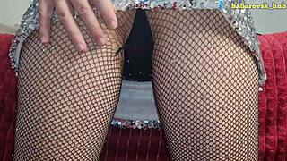 Shocking video of a beautiful girl in heels was sexually violated by a step brother