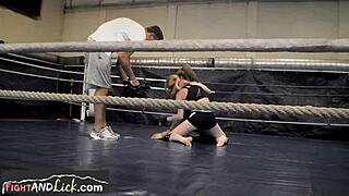 Are these European lesbian babes wrestling for dominance?