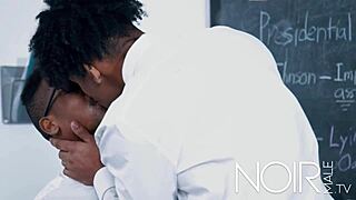 Young gay student takes and swallows a huge cock in his gay ass
