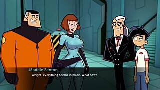 Having fun in shower amity park