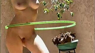 Liz Ashley's retro 2015 shoot features striptease and undressing