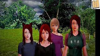 my new family explores cartoon adventures with big asses