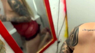 sneaked into high-end store dressing room for public sex almost caught