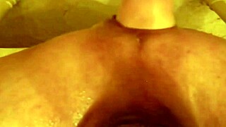 Mature femdom surprises with intense fisting action
