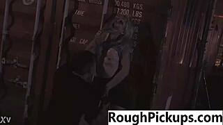 Rough sex with that sexy pickup girl, huh?