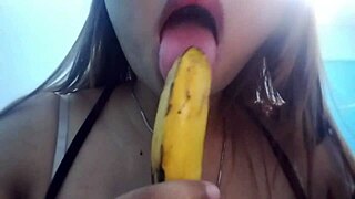 Seductive banana play