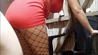 stepdaughter shows pussy to stepfather for fucking