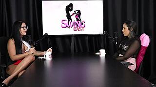 Karen Bessa's First Woman Fuck in Couple Swap Swing